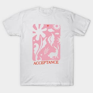 Boho Pink Acceptance T-Shirt